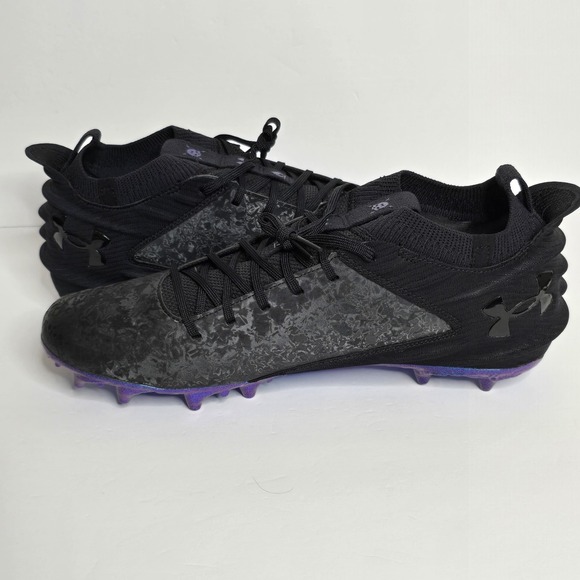 Under‎ Armour Football Cleats Blur Smoke Suede 2.0 MC Mens Sz 14 3027978-001 New main image 6